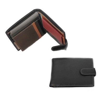 Πορτοφόλι Ανδρικό Δερμάτινο 2021-08 Black